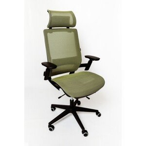 Spinergo OPTIMAL Spinergo - aktívna kancelárská stolička - olivová, plast + textil + kov