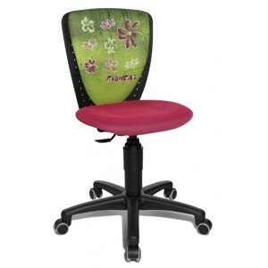 Topstar Topstar - detská stolička S'COOL NIKI - květiny, plast + textil