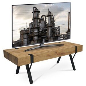 Autronic TV STOLÍK - z MDF dosky a kovu - 120x44x40 cm, MDF + kov