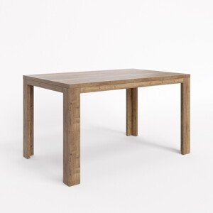 BMB RUBION 90 x 140 cm - kvalitný lamino stôl - rovné rohy s luby, imitace dreva Dub Halifax Prírodná - SKLADOM, lamino