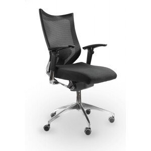 Spinergo OFFICE Spinergo - aktívna kancelárska stolička - čierna, plast + textil + kov