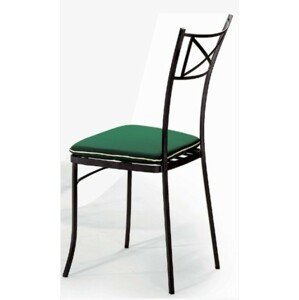 IRON-ART ALGARVE - praktická kovová stolička so sedákem, kov