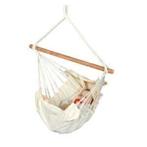 La Siesta YAYITA ECRU - hojdacia sieť pre bábätká, látka: 100 % bavlna / tyč: bambus