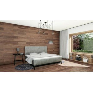 Slumberland HALIFAX - dizajnová posteľ s úložným priestorom ATYP, celočalúnená + lamino