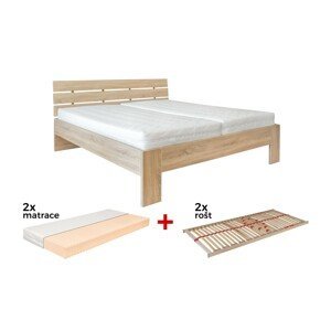 Ahorn Set IVONA - variabilná kombinácia postele 180 x 200 cm, roštov a matracov, lamino