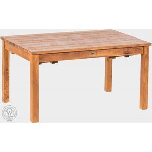 FaKOPA s. r. o. GIOVANNI 210-150x100cm - rozkladací stôl z teaku, teak
