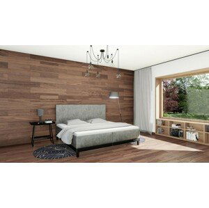 Slumberland HALIFAX - dizajnová posteľ s úložným priestorom 200 x 210 cm, celočalúnená + lamino