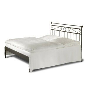 IRON-ART ROMANTIC kanape - romantická kovová posteľ 180 x 200 cm, kov
