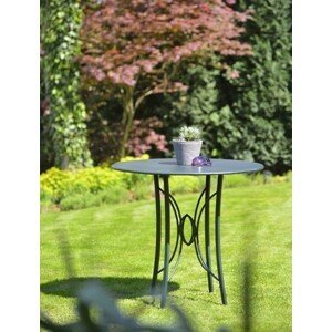 IRON-ART BRETAGNE - kovový kruhový stôl ø 80 cm - bez dosky, kov