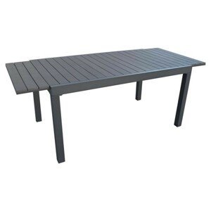 Asko a.s. CALVIN - záhradný rozkladací stôl 341 farba: šedá, hliník + polywood