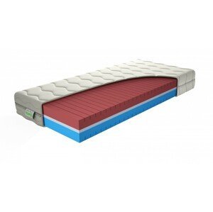 Texpol TARA - komfortný matrac s úpravou proti poteniu a s poťahom Tencel 180 x 220 cm, snímateľný poťah