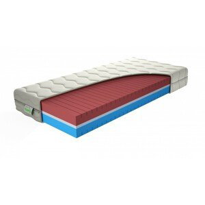Texpol TARA - komfortný matrac s úpravou proti poteniu a s poťahom Tencel 140 x 210 cm, snímateľný poťah