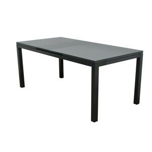 Doppler FIRENZE - rozkladací hliníkový stôl 180/240 x 90 x 75 cm, hliník + sklo