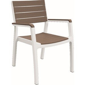KETER Záhradná stolička MORNY ARM | cappuccino
