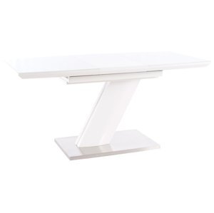 Signal Rozkladací jedálenský stôl TORONTO FARBA: biely mat
