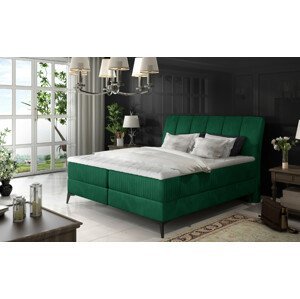 ArtElta Manželská posteľ ADERITO Boxspring | smaragdová