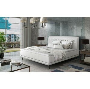 ArtElta Manželská posteľ ASTERIA | 160 x 200 cm FARBA: Biela / Soft 17