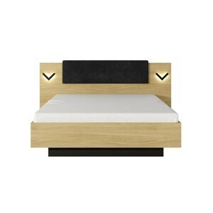 ArtLas Manželská posteľ SOLVE | 160 x 200 cm PREVEDENIE: Posteľ s dreveným roštom bez matraca