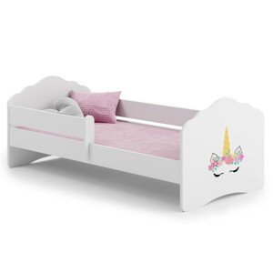 ArtAdrk Detská posteľ CASIMO | so zábranou PREVEDENIE: Jednorožec