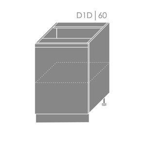 ArtExt Spodná kuchynská skrinka Tivoli D1D/60 FAREBNÉ PREVEDENIE KORPUSU: Lava, FAREBNÉ PREVEDENIE DVIEROK ICA: LP 151P