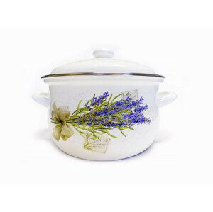 BELIS - Randlík + pokrievka smalt 20cm, 2,8L, LAVENDER