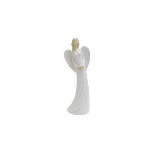 MAKRO - Dekorácia - Anjel biely 20cm