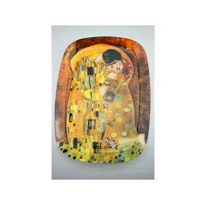 MAKRO - Podnos sklo 35x25cm Klimt Kiss