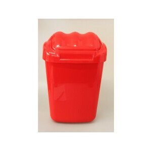 PLAFOR - Kôš na odpad FALA 30 l červený plast