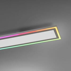 Stropné LED svetlá Edging, CCT + RGB, 100x18 cm
