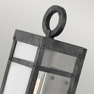 Vonkajšie nástenné svietidlo Porter čierna 33,6 cm