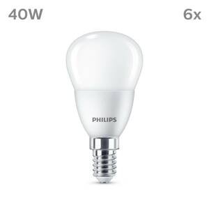 Philips LED žiarovka E14 4,9W 470m 2700K matná 6ks