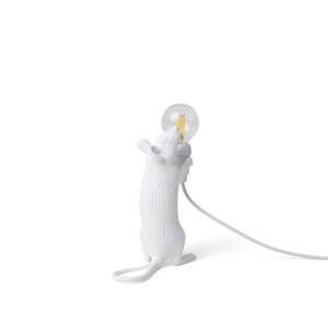 Stolová LED lampa Mouse Lamp USB stojacia biela