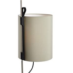 Stojacia lampa Magnetic, Ø 25 cm, kaki, dub čierna