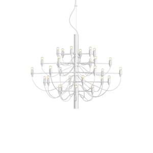 FLOS 2097/30 LED luster, číra, biela