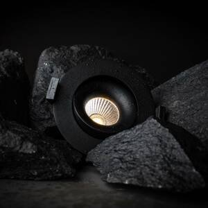 SLC OnePro zapustené LED downlight čierna 3 000 K