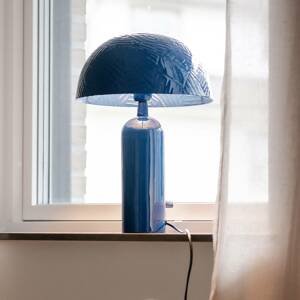 PR Home Carter stolová lampa z kovu, modrá