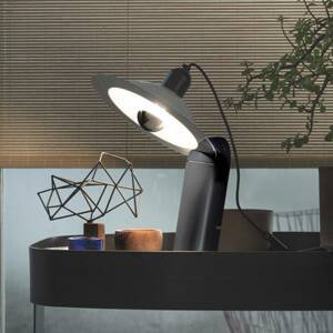 Stilnovo Lampiatta LED stena/stolová lampa, čierna