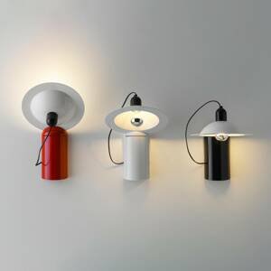 Stilnovo Lampiatta LED stena/stolová lampa červená