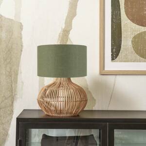 GOOD & MOJO Kalahari stolová lampa, 32 cm, zelená
