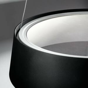 Stilnovo Oxygen LED závesné svietidlo čierna Ø56cm