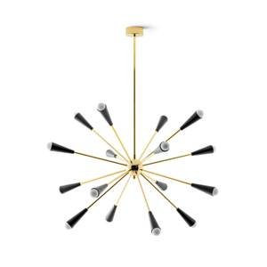 Stilnovo Sputnik LED svietidlo, zlatá/čierna