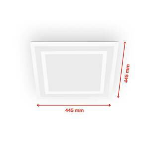 LED panel Framelight remote biela CCT RGB 45x45 cm