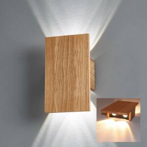 LED svietidlo Shine-Wood dub 4 x LED 15 x 25 cm