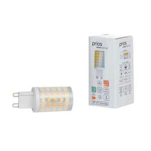 Prios LED kolík pätica G9 2,5W WLAN CCT číra 3ks