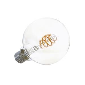 Prios LED globe E27 G95 4,9W WLAN číra jantár, 3ks