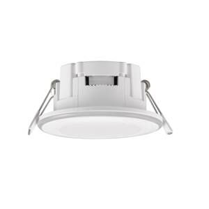 LED downlight Argus RGBW remote Ø 8 cm biela