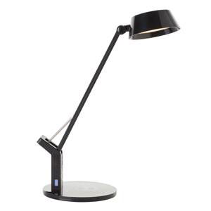 LED lampa na písací stôl Kaila, čierna