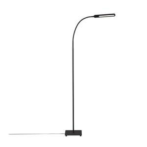 Stojaca LED lampa Servo, stmievateľná, CCT, čierna