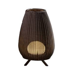 Bover Amphora terasová LED lampa, ratan-hnedá