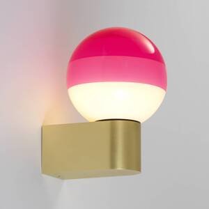 MARSET Dipping Light A1 LED svetlo ružová/mosadz